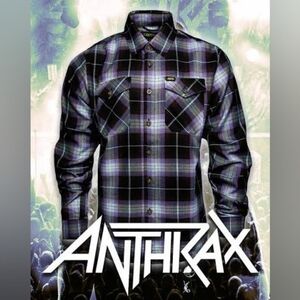 DIXXON Anthrax "Spreading The Disease" Men's Large BNIB NWT Ships Free ASAP